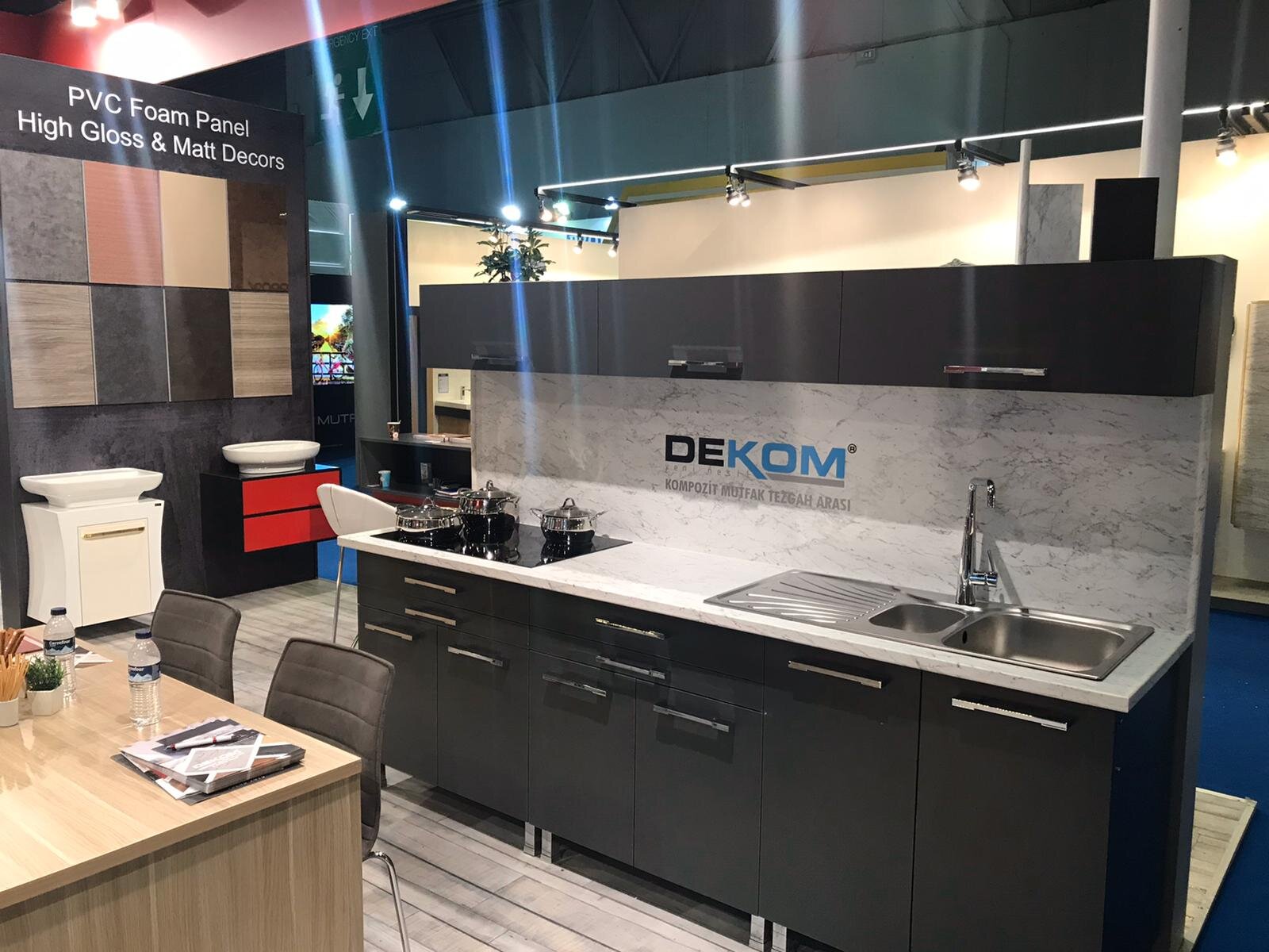 DEKOM KOMPOZİT MUTFAK TEZGAHI & TEZGAH ARASI